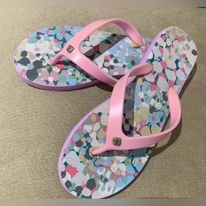 Kate Spade Floral Dots Burnout flip flops